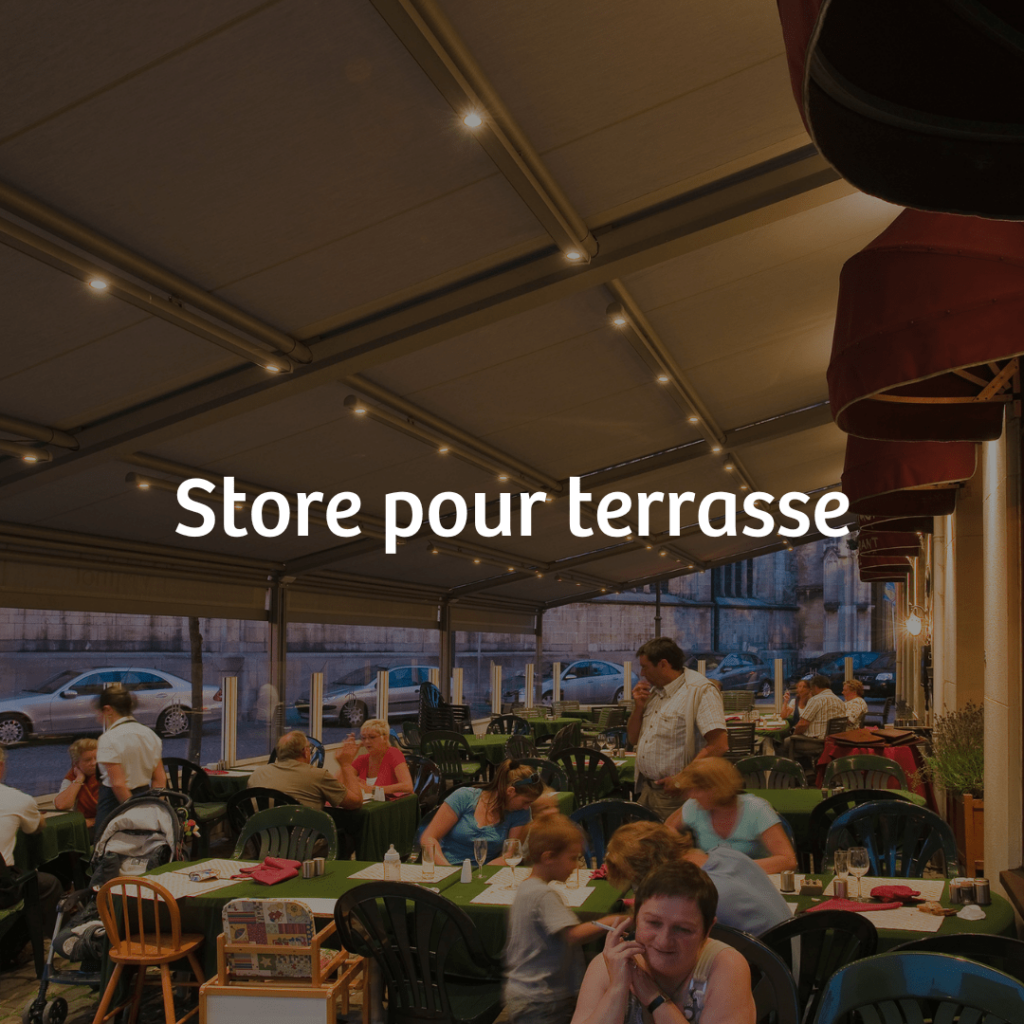 Harol Pergola Store pour terrasse
