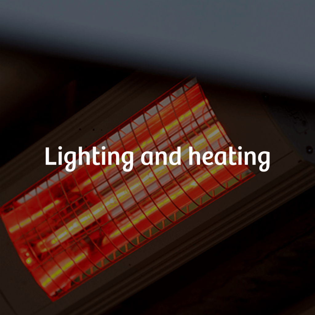 Harol Pergola addition Lighting heating